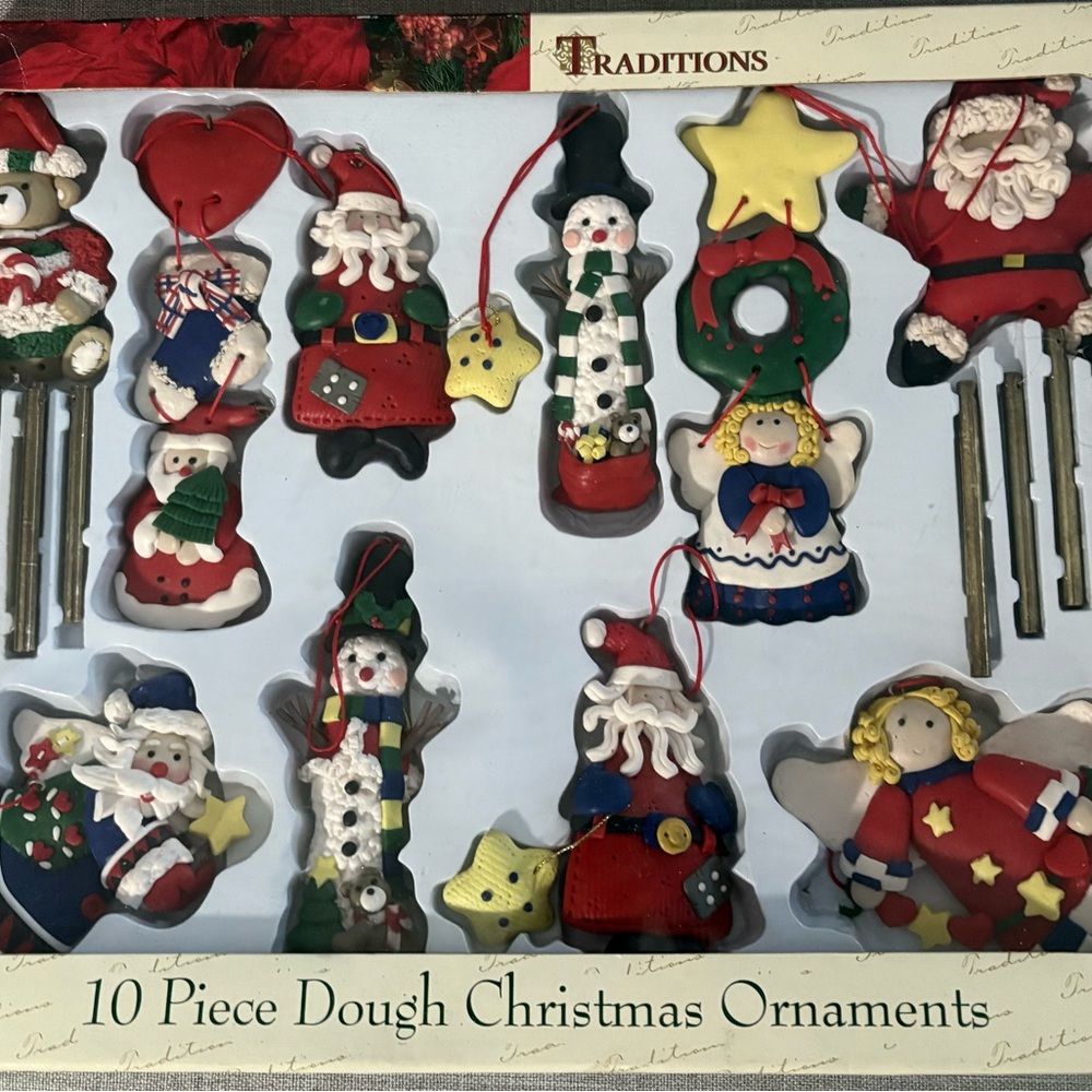 Multicolor Christmas Ornaments Set